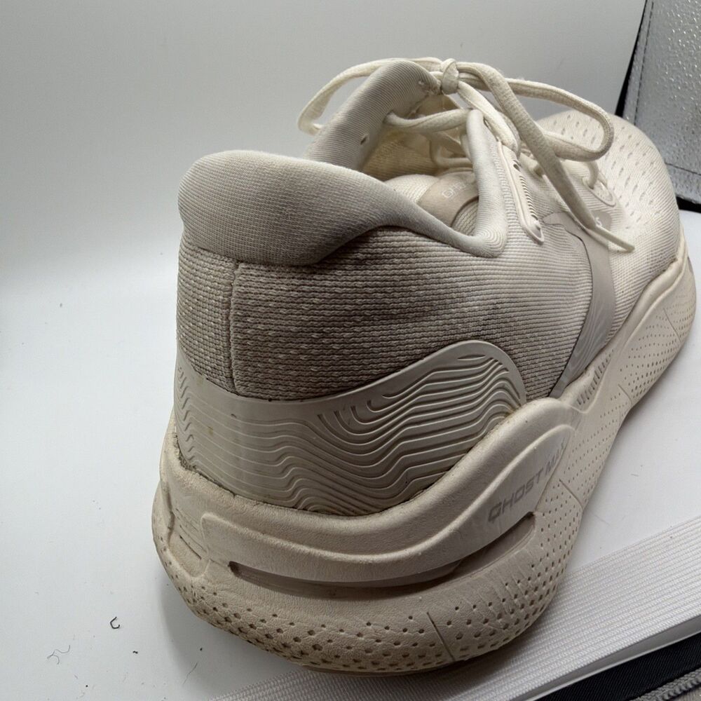 Brooks Ghost Max Men’s Size 12.5 1104061D174 Coconut White‎ Sand Chateau - Picture 4 of 10